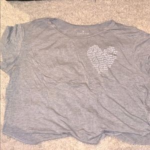 SOFT CROPPED AMERICAN EAGLE TEE